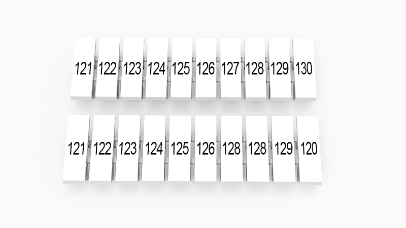 Марк.  полоска ZB3.5-10P-19-22Z(H) - Degson