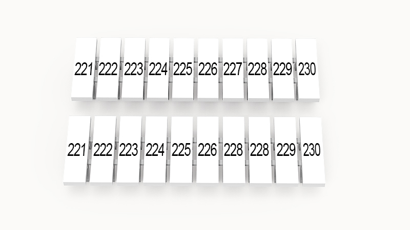 Марк.  полоска ZB3.5-10P-19-32Z(H) - Degson