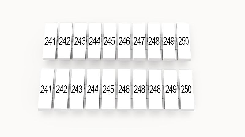Марк.  полоска ZB3.5-10P-19-34Z(H) - Degson