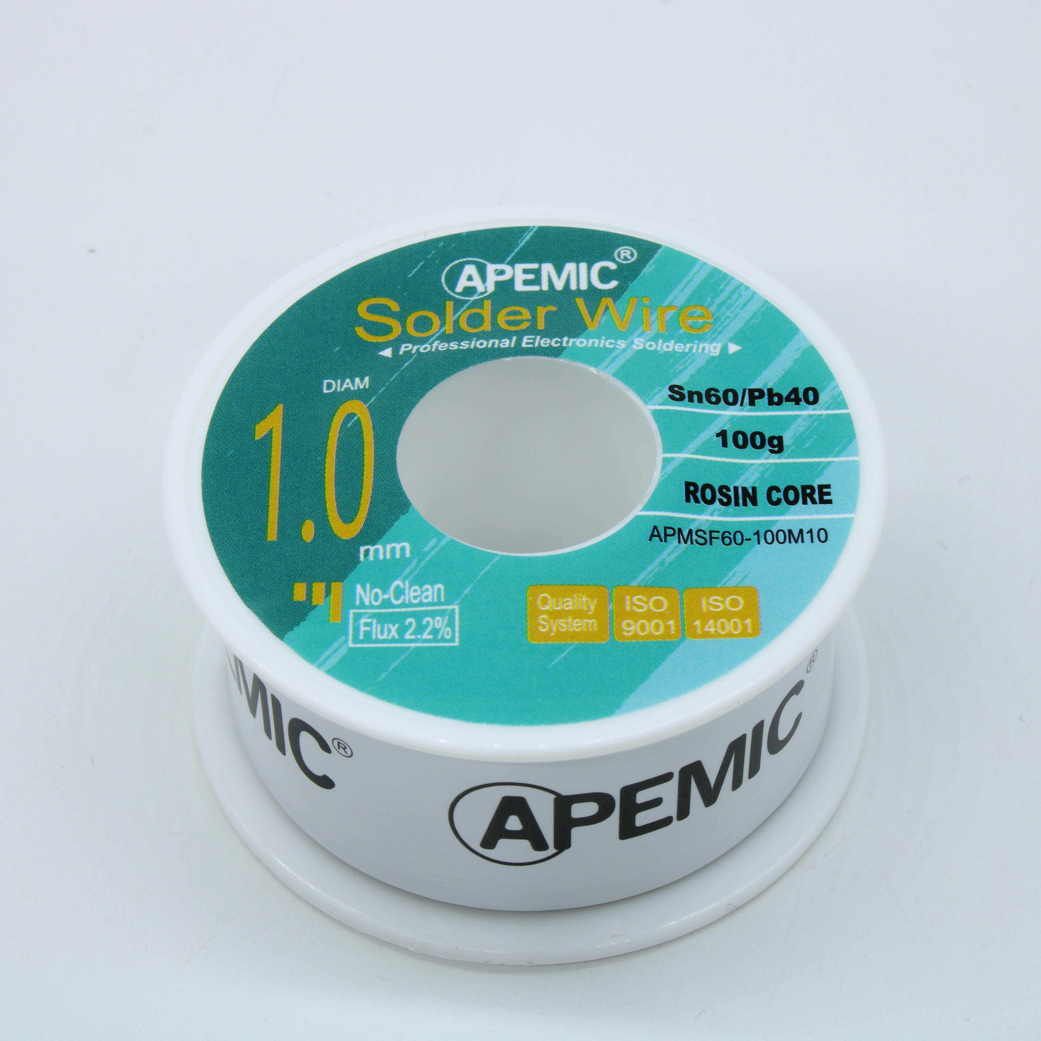Припой Sn60Pb40 ROL0 1.0мм 100гр - APEMIC