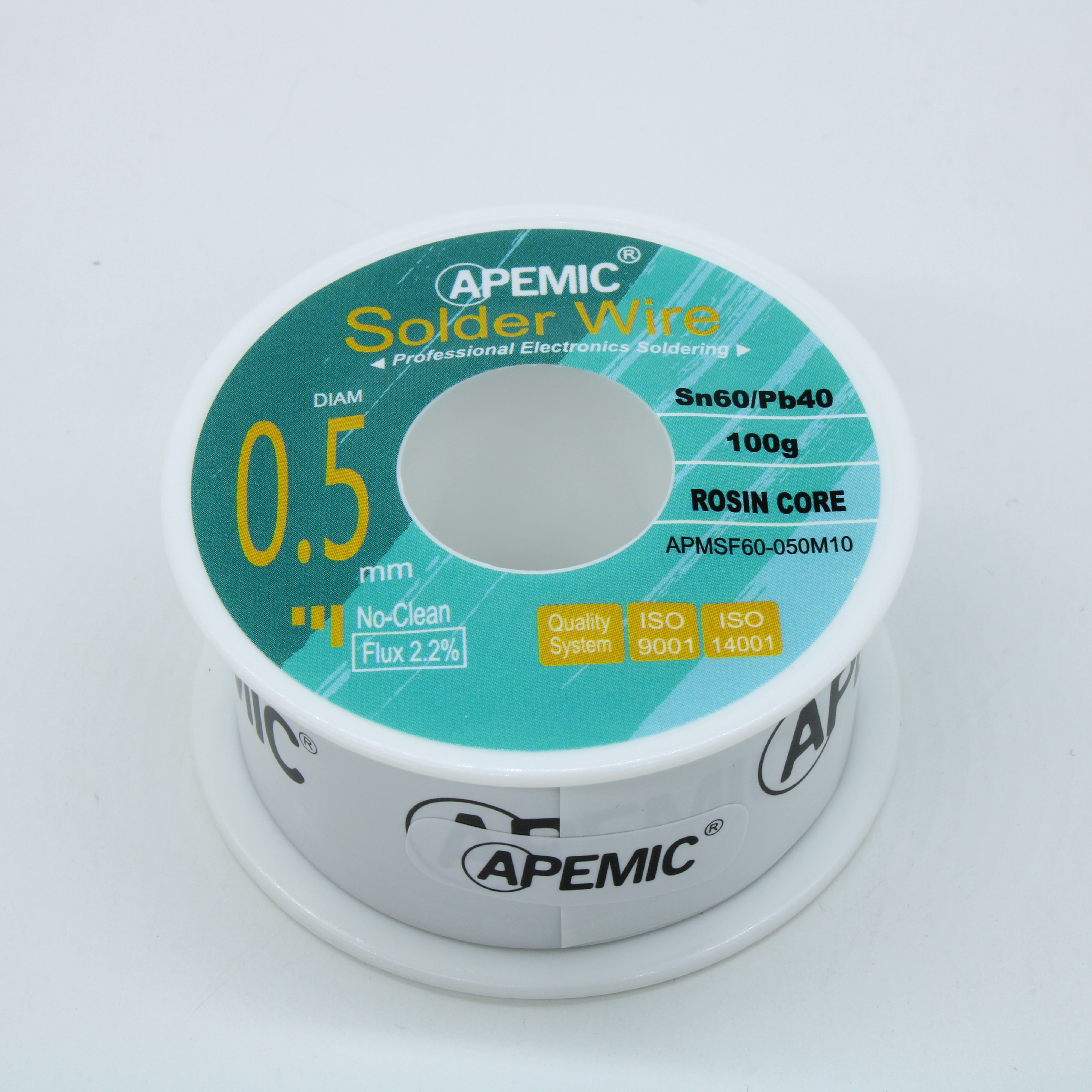Припой Sn60Pb40 ROL0 0.5мм 100гр - APEMIC
