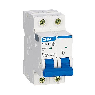 Выключатель автоматический модульный 2п D 25А 4.5кА NXB-63S CHINT 296803 - CHINT