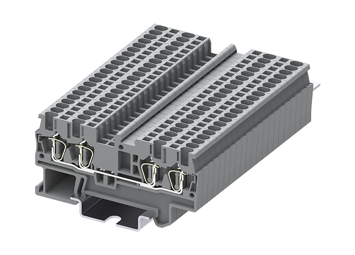 Проходная клемма TC1.5-4-GY - SUPU
