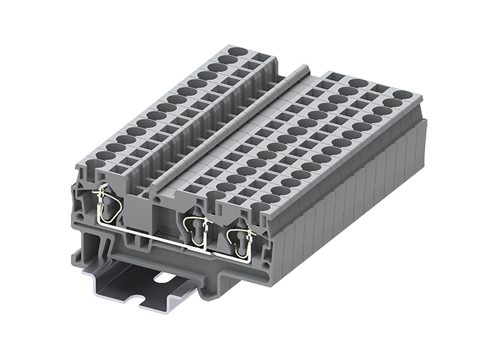 Проходная клемма TC4-3-GY - SUPU