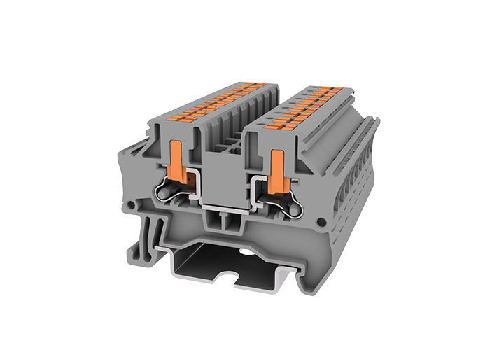 Проходная клемма TPV4-2-GY - SUPU
