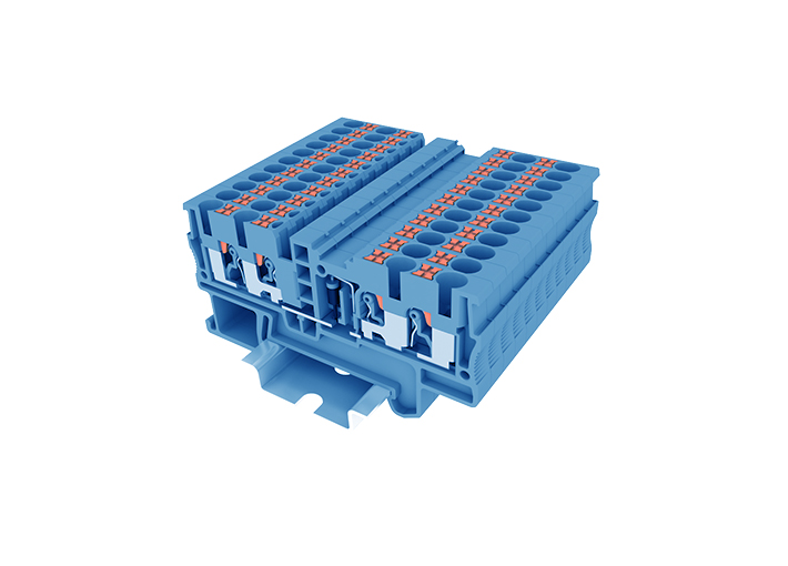 Клемма с диодом TP2.5-4L/R-BU - SUPU