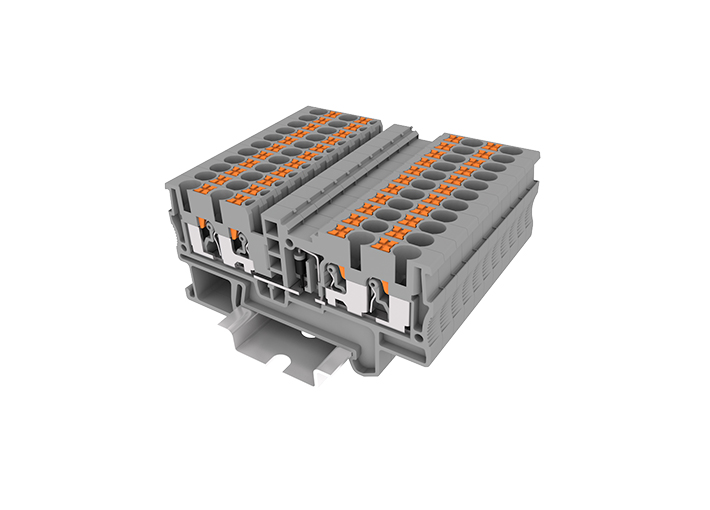 Клемма с диодом TP2.5-4L/R-GY - SUPU