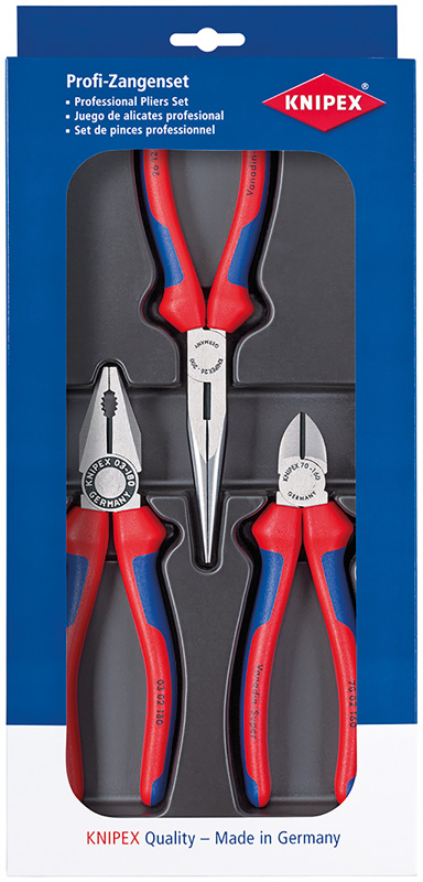 Набор ШГИ в ложементе, 3 пр., KN-0302180/2612200/7002160 KN-002011 - Knipex