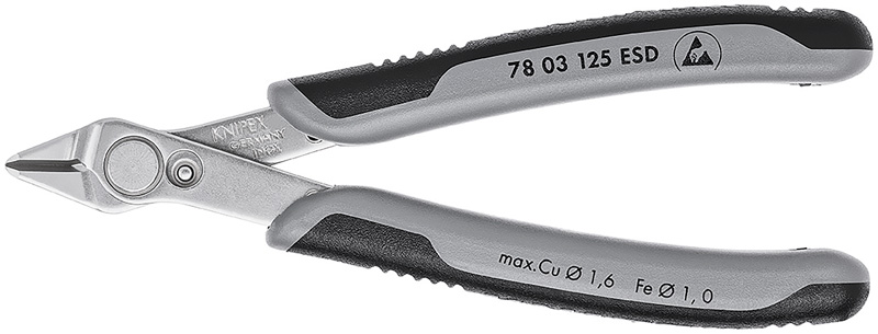 Бокорезы для электроники KN-7803125esd - Knipex