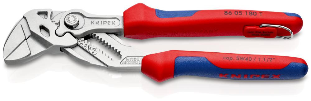 Переставные клещи - гаечный ключ KN-8605180TBK - Knipex