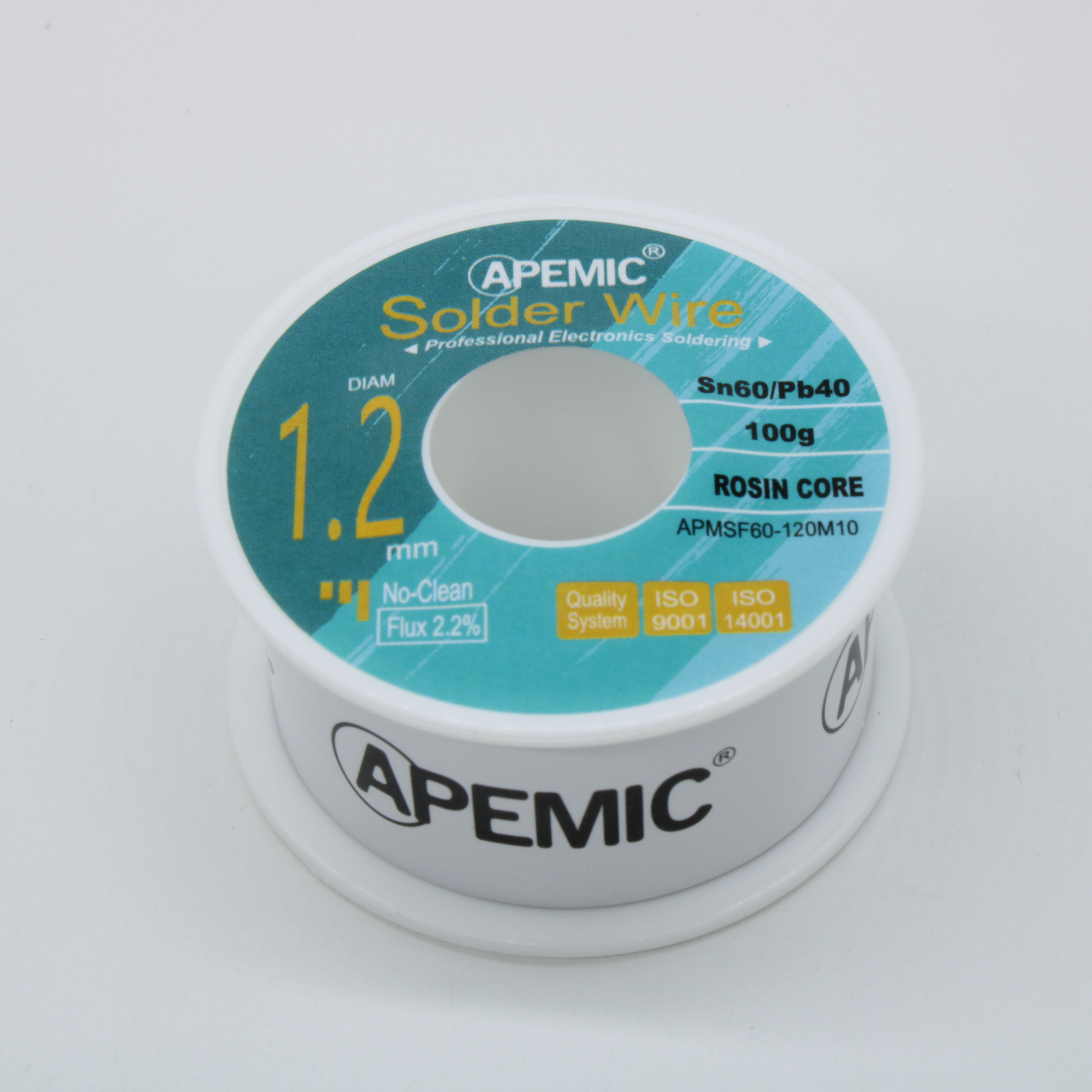 Припой Sn60Pb40 ROL0 1.2мм 100гр - APEMIC