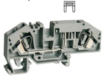 Предохранительная клемма UJ5-6CW/RDE - Upun