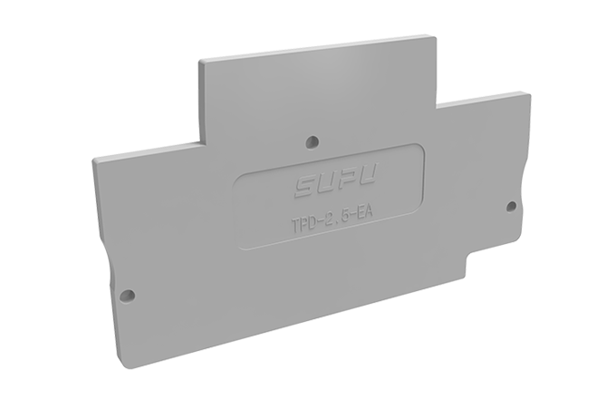 Торцевая крышка TPD2.5-2-GY-EA - SUPU