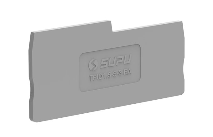 Торцевая крышка TPIO1.5-S-3-GY-EA - SUPU