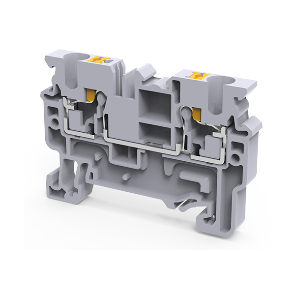 Клемма проходная push-in OptiClip CP-4-I-32A-(0,2-4)-серый - КЭАЗ
