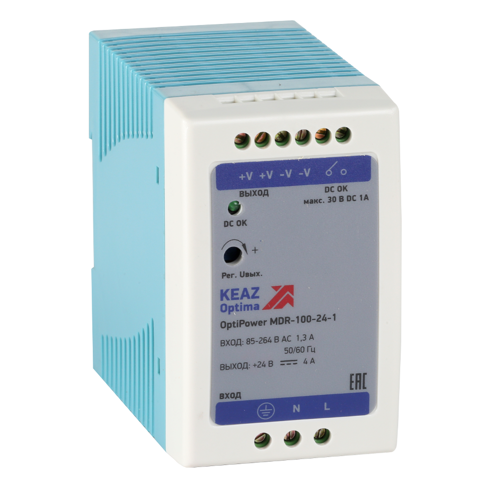 Блок питания OptiPower MDR-100-24-1 284542 - КЭАЗ