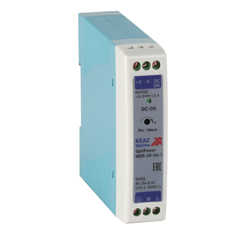Блок питания OptiPower MDR-20-24-1 284539 - КЭАЗ
