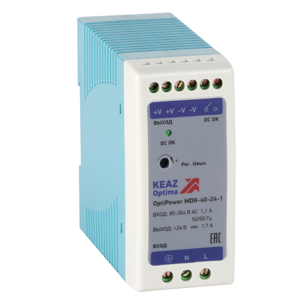 Блок питания OptiPower MDR-40-24-1 284540 - КЭАЗ