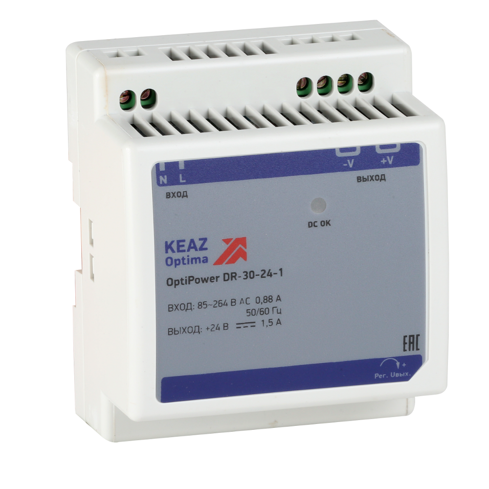 Блок питания OptiPower DR-30-24-1 284544 - КЭАЗ