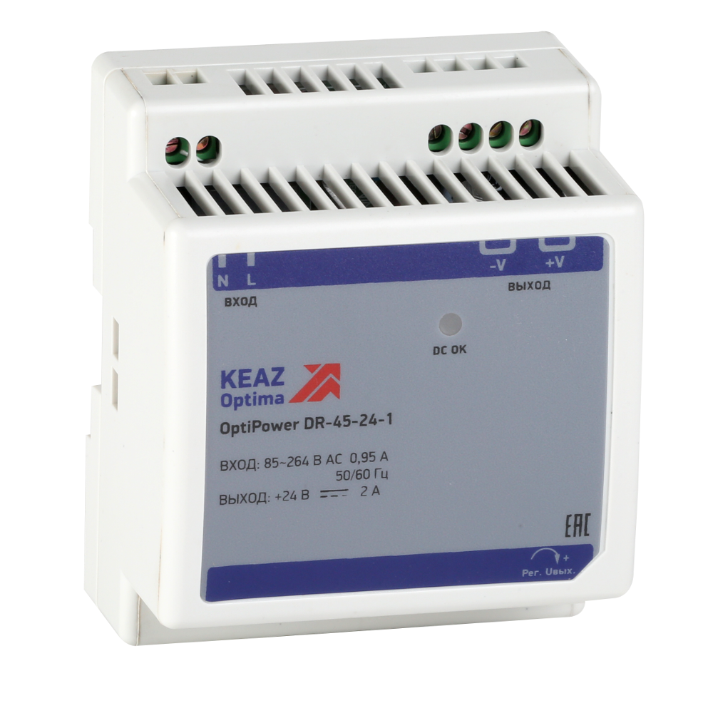 Блок питания OptiPower DR-45-24-1 284545 - КЭАЗ