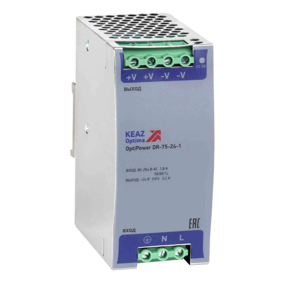 Блок питания OptiPower DR-75-24-1 284547 - КЭАЗ
