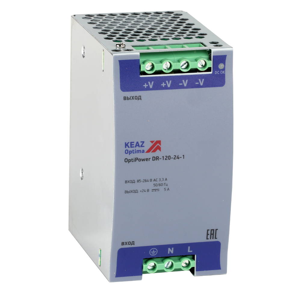 Блок питания OptiPower DR-120-24-1 284548 - КЭАЗ