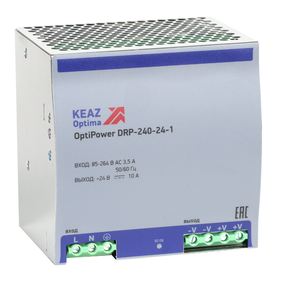 Блок питания OptiPower DRP-240-24-1 284549 - КЭАЗ