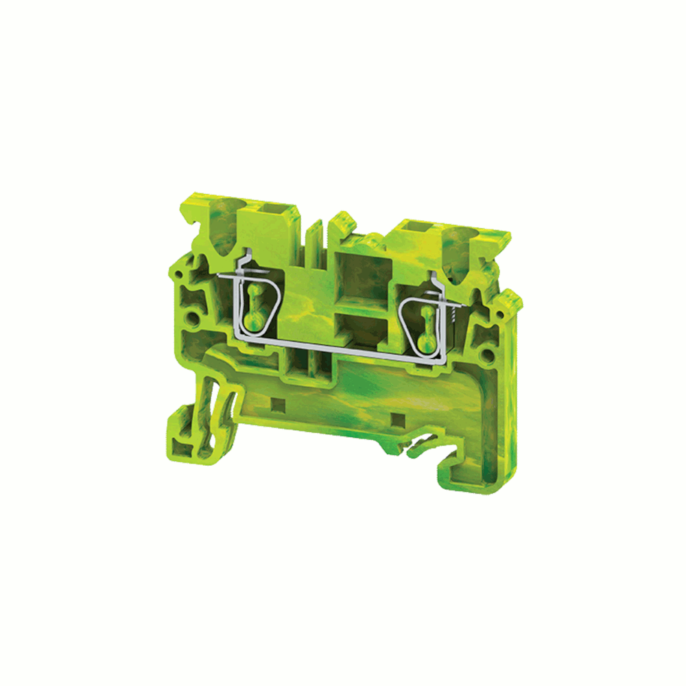 Клемма заземляющая пружинная OptiClip CXG-2,5-PE-(0,2-2,5) (100шт) 289759 - КЭАЗ