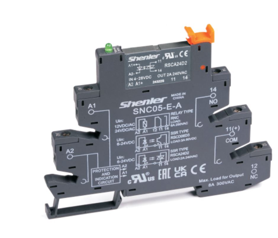 Реле с колодкой RSCA24D2+SNC05-E-A - SHENLER
