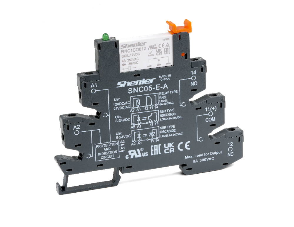 Реле с колодкой RNC1CO024A+SNC05-E-A - SHENLER