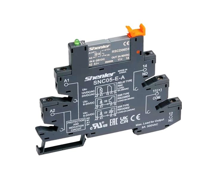 Реле с колодкой RSCD06D3+SNB05-E-AR - SHENLER