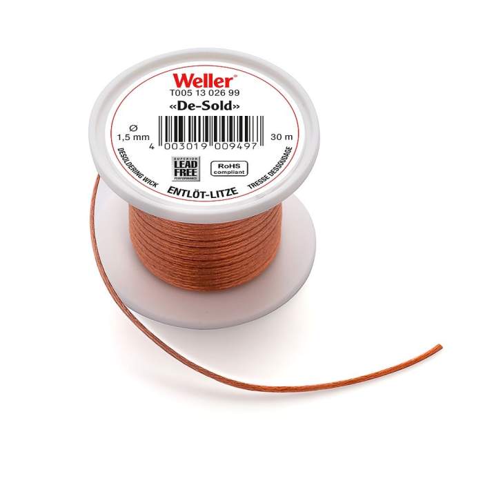 DESOLDERING WICK 1,5MM 30M - Weller