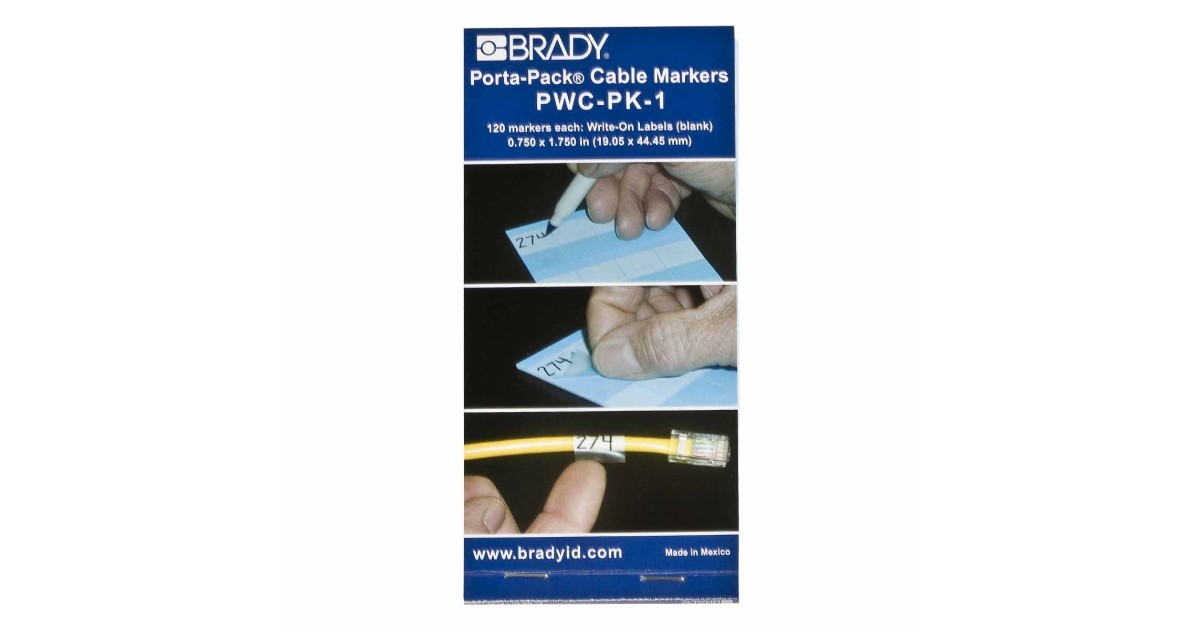 Купить Кабельные маркеры PWC-PK-1 BRADY оптом в Москве