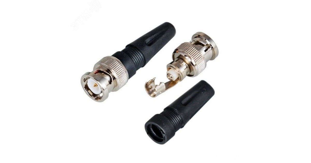 Купить Разъем BNC штекер под винт с колпачком 05-3071 Rexant оптом в Москве