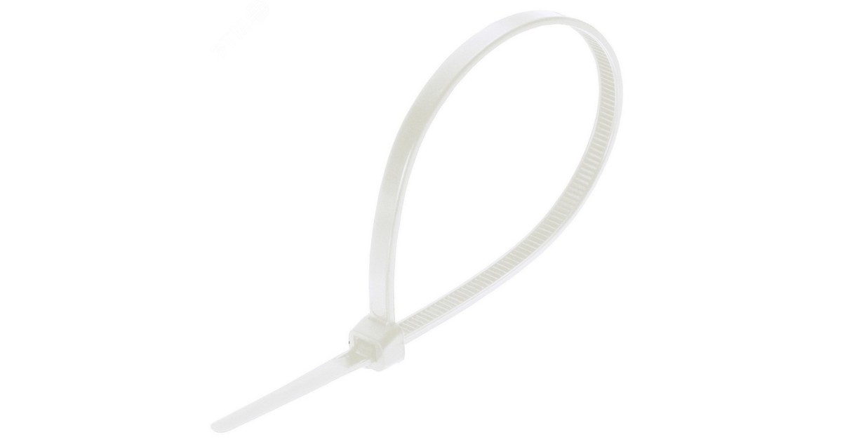 Купить Стяжкa нейлоновая многоразовая 150x3,5мм, белая (100 шт/уп) 07-0159 Rexant оптом в Москве