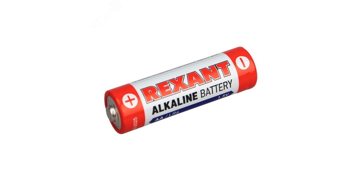 Купить Батарейка алкалиновая AA/LR6 1,5V 24 шт. (пальчик) блистер 30-1024 Rexant оптом в Москве