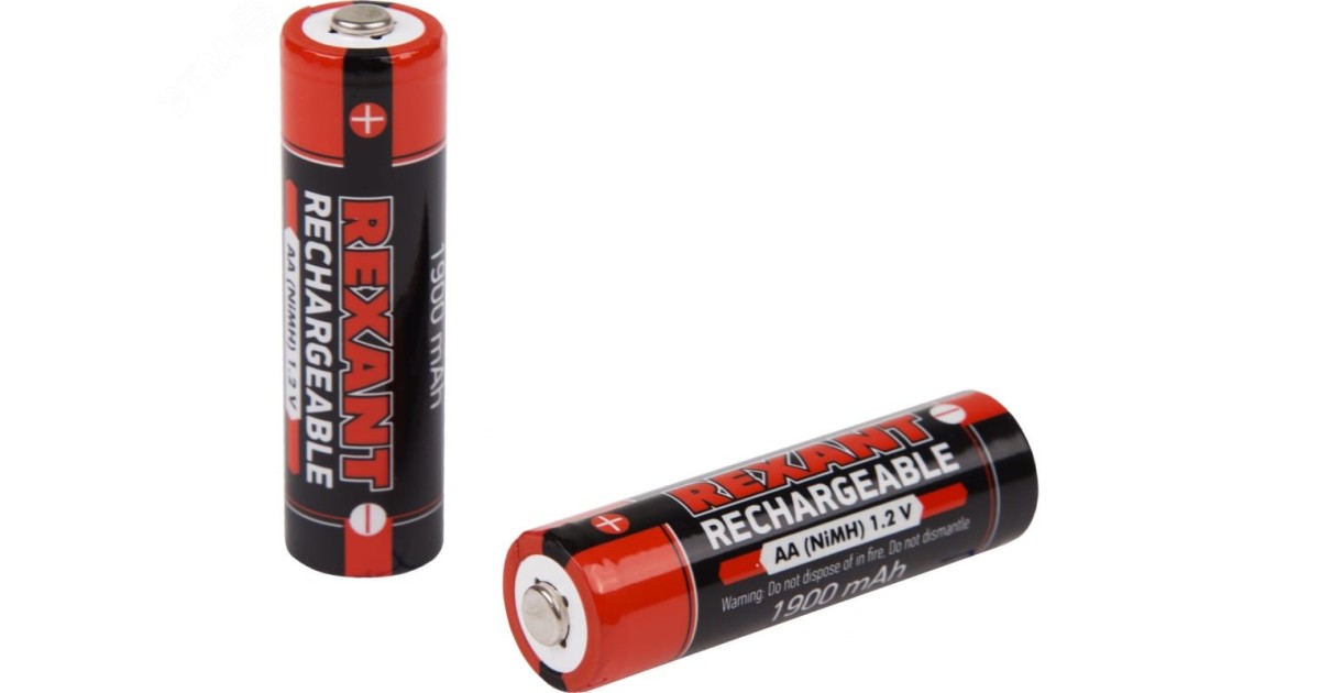 Купить Аккумулятор Ni-MH AA 1.2V 2800мАч (пальчик) блистер 2 шт. 30-1428 Rexant оптом в Москве
