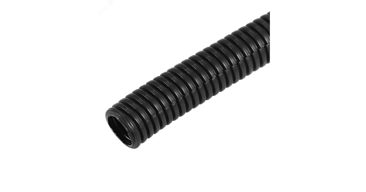 Купить Труба автомобильная гофрированная ПП, 9,8 мм, разрезная, негорючая 15-1051 DKC оптом в Москве