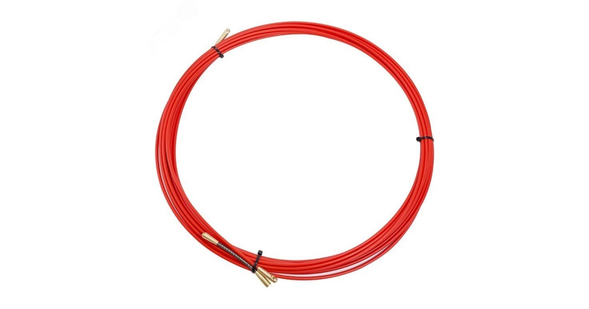 Купить Протяжка кабельная (мини УЗК в бухте), стеклопруток, d=3,5мм, 7м, красная 47-1007 Rexant оптом в Москве