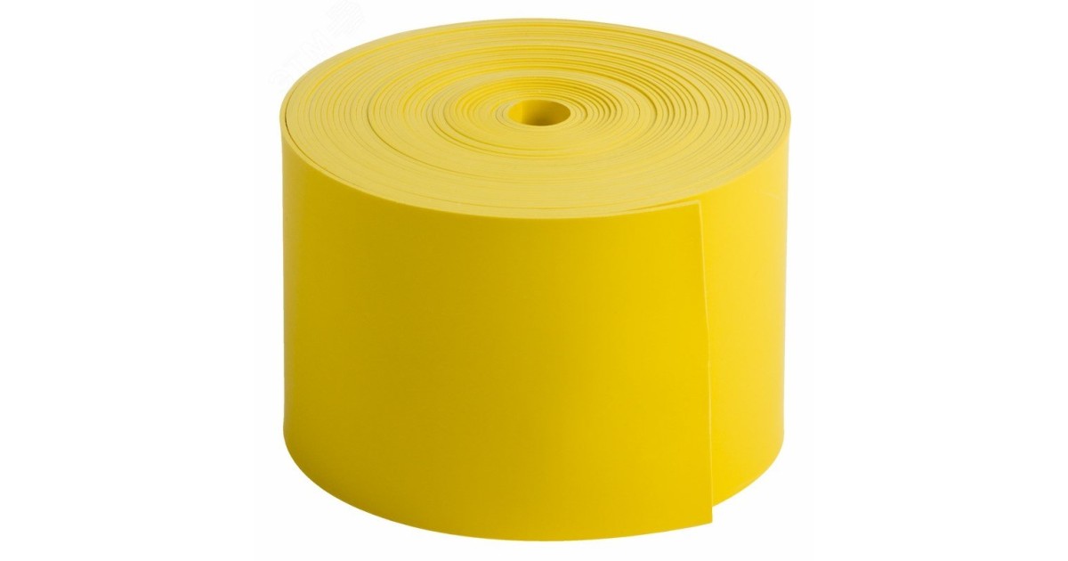 Купить Термоусаживаемая лента с клеевым слоем 50 мм х 0,8 мм, желтая, ролик 5 м, ТЛ-0,8 48-9012 Rexant оптом в Москве