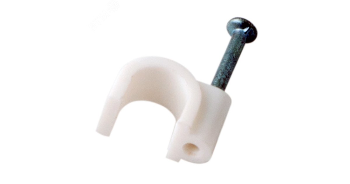 Купить Скоба крепежная круглая d6мм (уп.50шт) 07-4006 Rexant оптом в Москве