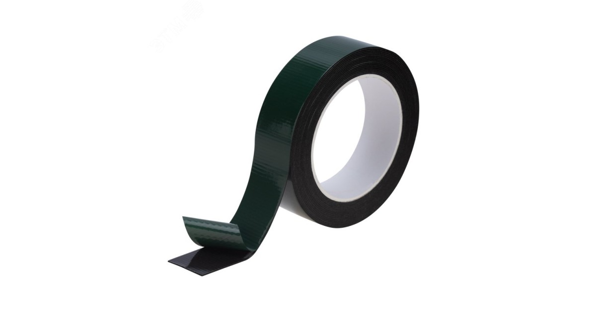 Купить Скотч двухсторонний 30ммх5м зел. на черн. основе 09-6130 Rexant оптом в Москве