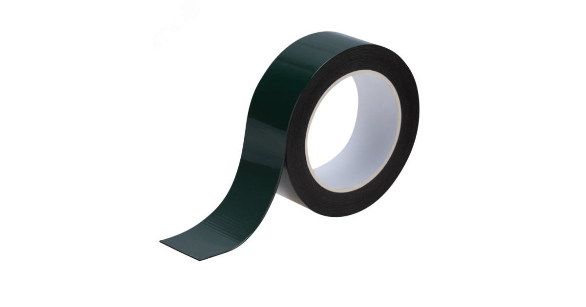 Купить Скотч двухсторонний 40ммх5м зел. на черн. основе 09-6140 Rexant оптом в Москве