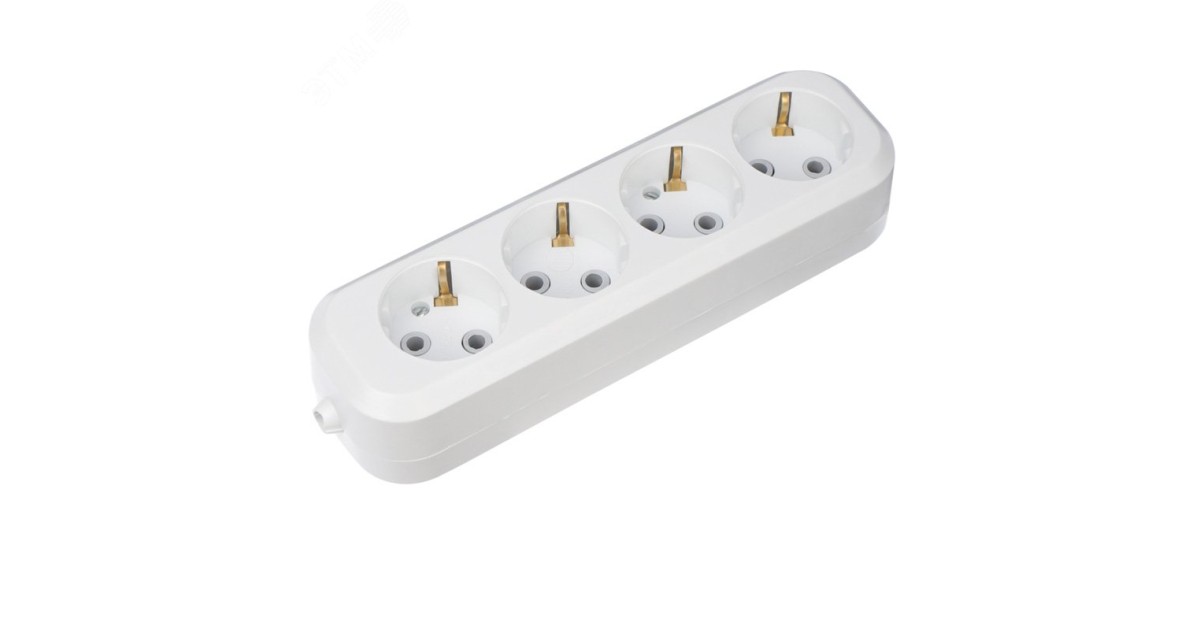 Купить Колодка 4 гнезда c заземлением 11-8707 Rexant оптом в Москве