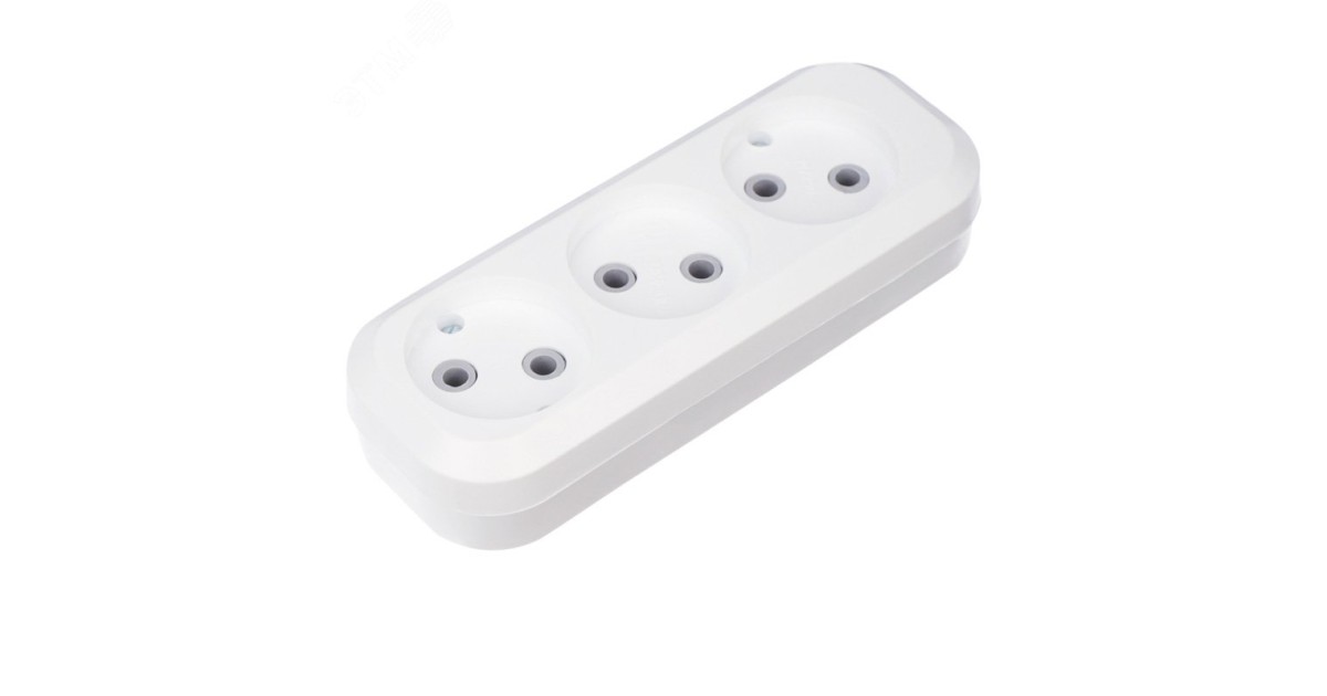 Купить Колодка 3 гнезда без заземления 11-8703 Rexant оптом в Москве