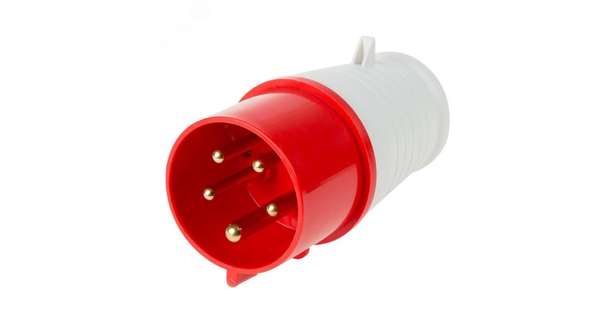 Купить Вилка 025 переносная 3Р+РЕ+N 32А 380В IP44 11-8905 Rexant оптом в Москве