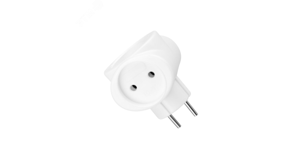 Купить Разветвитель 3-м 6А IP20 220В биметал. бел. 11-1064 Rexant оптом в Москве