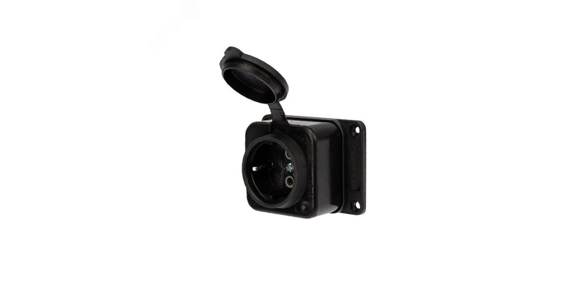 Купить Розетка штепсельная влагозащ. с/з 16А IP54 каучук 111-111 Rexant оптом в Москве