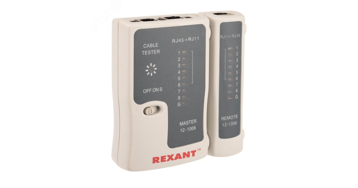 Купить Тестер кабеля RJ-45+RJ-11 468 REXANT Rexant оптом в Москве