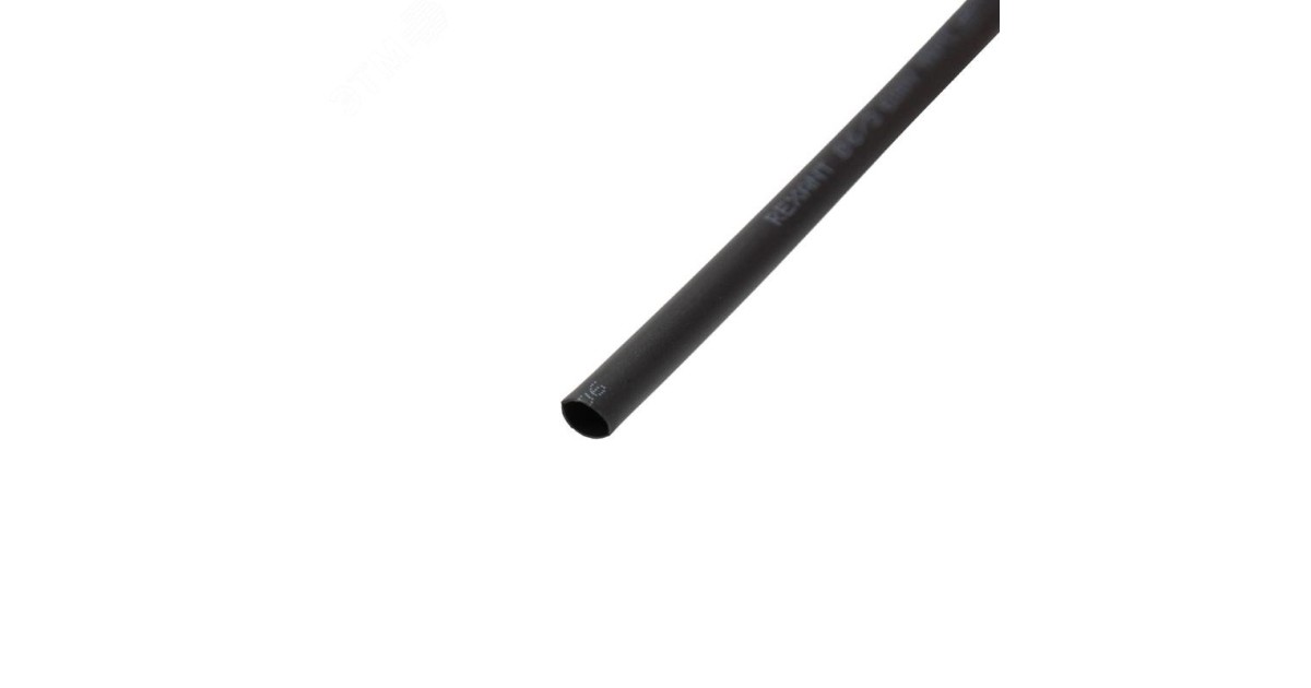 Купить Трубка термоусадочная ТУТ нг 6,0/3,0 черная Rexant оптом в Москве